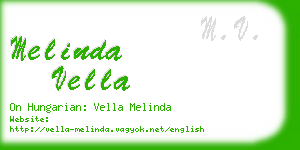 melinda vella business card